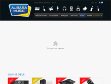 Tablet Screenshot of alibabamusic.com
